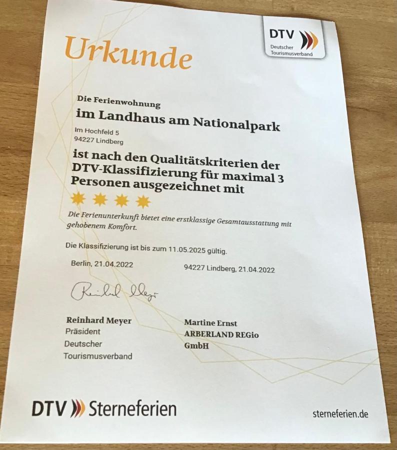 Ferienwohnung Im Landhaus Am Nationalpark Ludwigsthal Exteriör bild